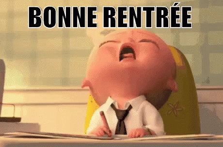 BONNE RENTRÉE GIF