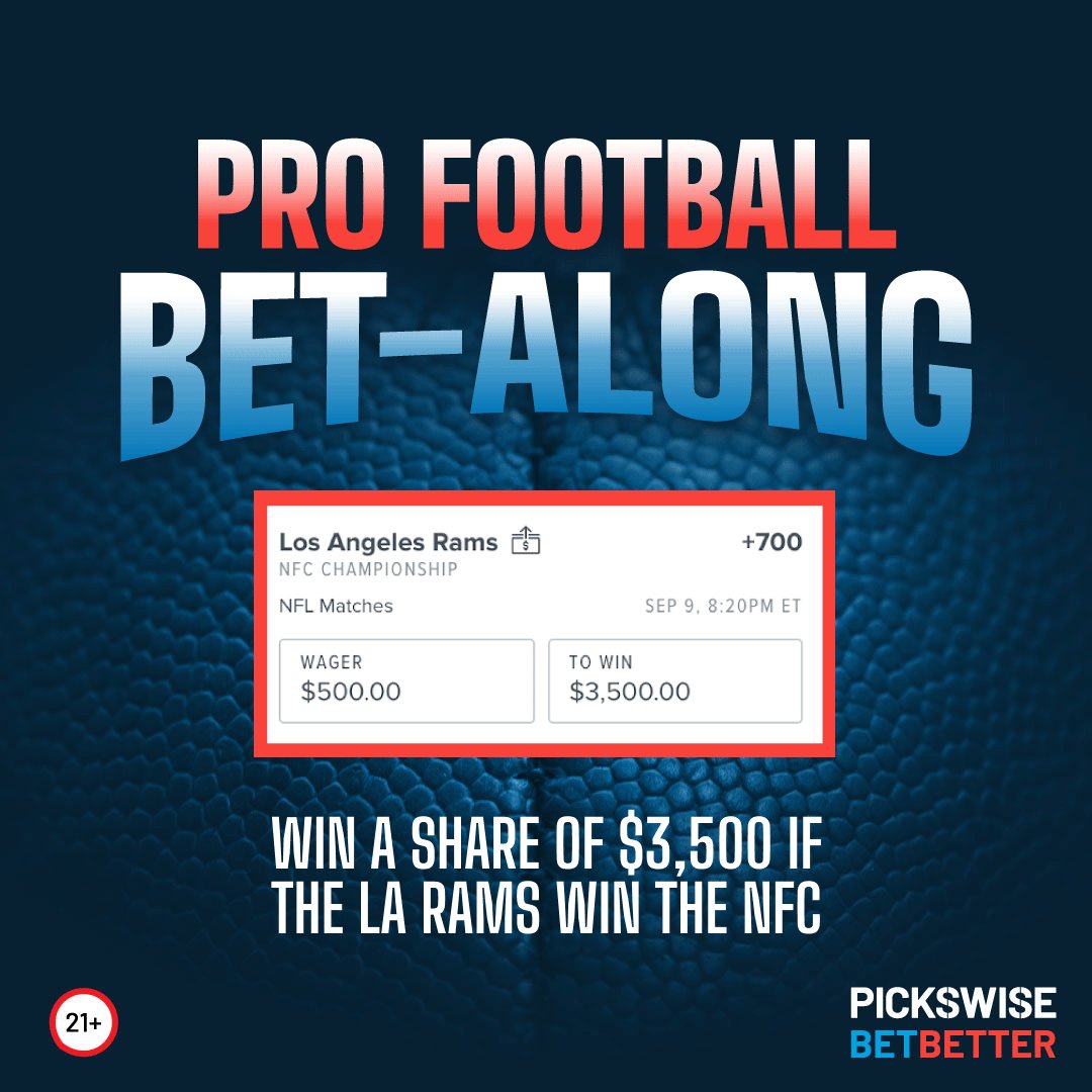 Pickswise on Twitter "🚨 RAMS NFC BETALONG 🚨 Will the Rams reach the Super Bowl with Stafford