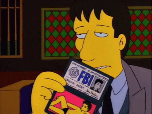 Mulder The Simpsons GIF