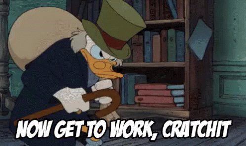 Now Get To Work, Cratchit! GIF