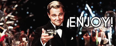 Enjoy! - The Great Gatsby GIF