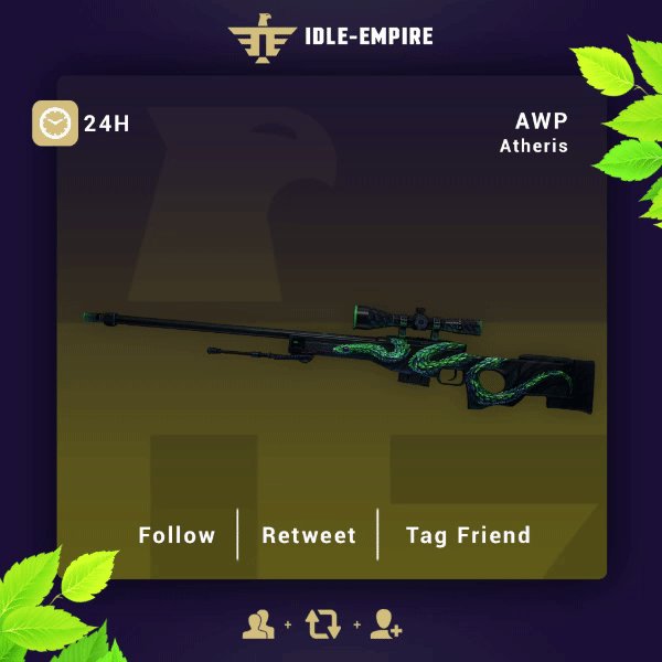 CS:GO AWP Atheris HD skin for CS 1.6 