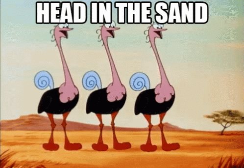 Head In The Sand GIF