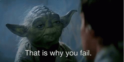 Fail Yoda GIF