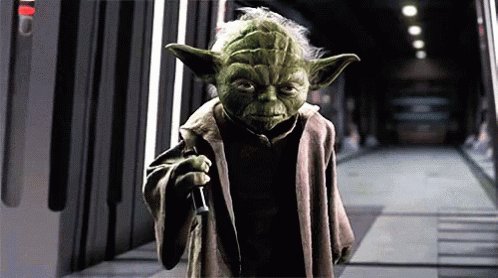 Yoda Lightsaber GIF