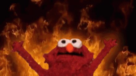 Elmo Burning GIF