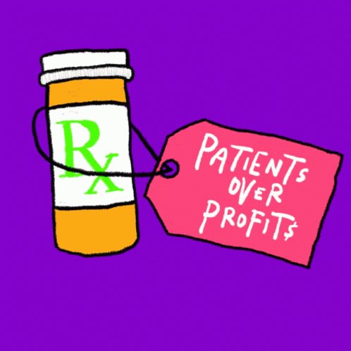 Patients Over Profits Rx GIF