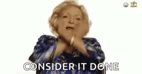 Betty White Dab GIF