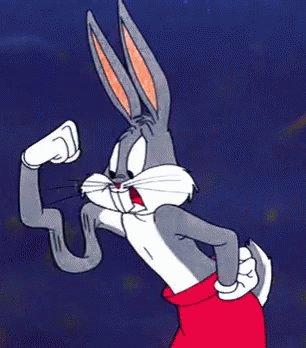Bugs Bunny Wiggling GIF