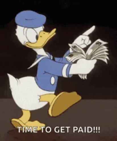 Duck Money GIF