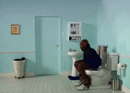 Toilet Catapult Eject GIF