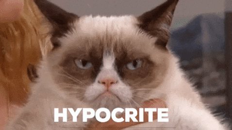 hypocrisy hypocrite GIF by chuber channel