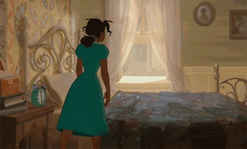 Tired Princess And The Frog GIF