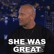 She Was Great Dwayne Johnson GIF