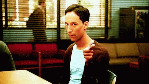 Danny Pudi Pew GIF