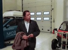 Travolta Garage GIF