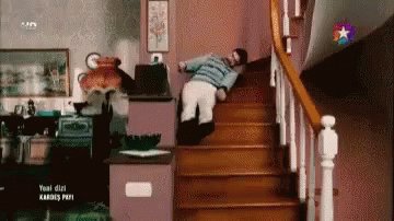 Fall Stairs GIF