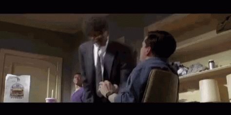 Table Flip Pulp Fiction GIF