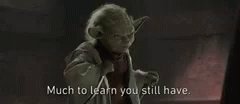 Yoda Much To Learn You Still Have GIF