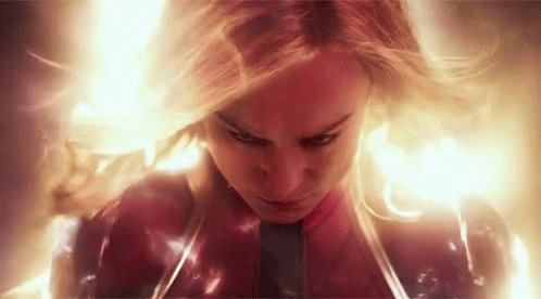 Captain Marvel Marvel Comics GIF