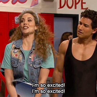 The excitement of getting back to work is building. https://t.co/474eGVRSXU