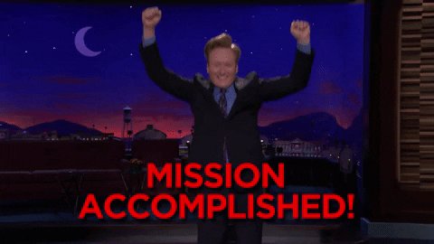 Mission Accomplished Conan ...