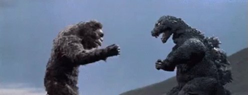 対ゴジラ KingKong Kick Battle GIF