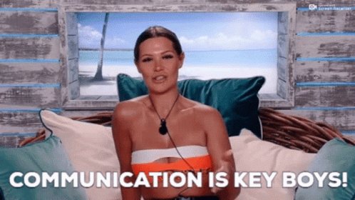 Communication Is Key Boys GIF