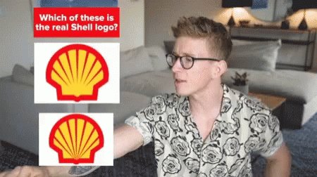 Which Of These Is The Real Shell Logo Design GIF