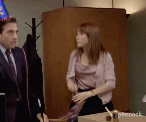 Season 7 Reaction GIF by The Office