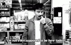 Clerks Not Supposed To Be Here GIF