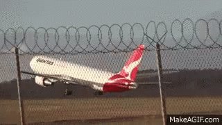 Qantas Takeoff GIF