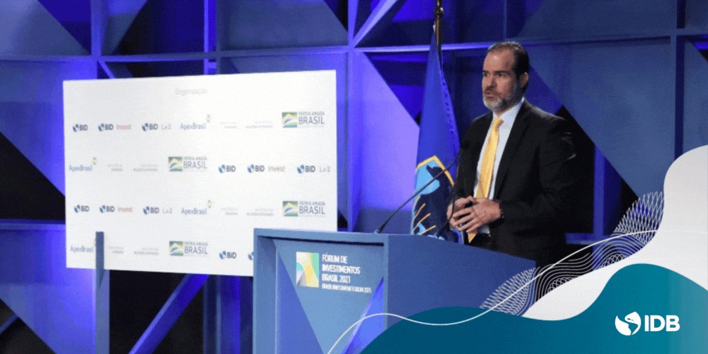 At an IDB-sponsored event during #BIF2021, President Claver-Carone, IDB &amp; @B...