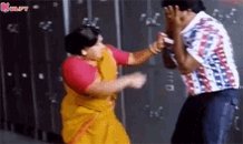 Telangana Sakuntala Beating Sunil Angry GIF