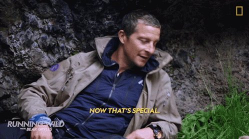 Now Thats Special Bear Grylls GIF