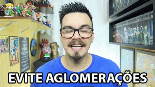 Evite Aglomeracoes Rino Felix GIF