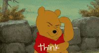 Think Pooh GIF