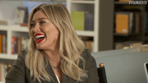 Hilary Duff Laughing GIF by...