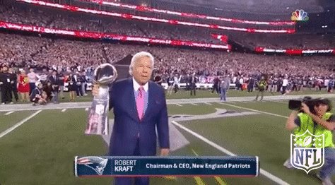 Happy bday Robert Kraft ! Kept the team in New England and I ll be forever grateful 