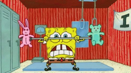 Spongebob Lifting GIF