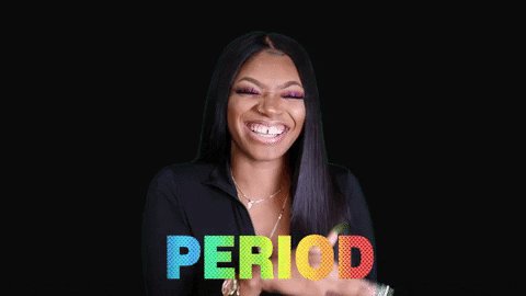 Black Girl Period GIF