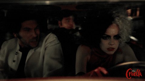 Driving Emma Stone GIF by Walt Disney Studios