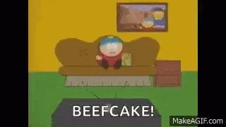 Cartman Beefcake GIF