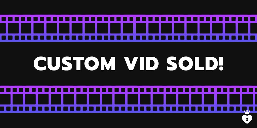 Just sold a custom vid and can’t wait to film it! Want one too? https://t.co/8glt7K2gc5 #MVSales https://t