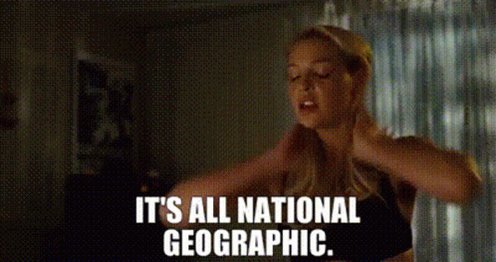 It's all National Geographic.