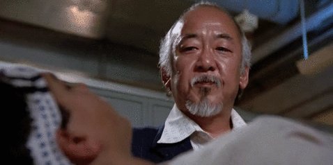 Happy Birthday Pat Morita and Rest in Peace (1932-2005) (Mr. Miyagi in The Karate Kid movies) 