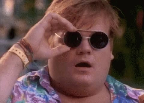 Chris Farley Shookt GIF