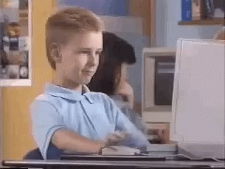 Awesome Computer Kid Thumbs Up GIF