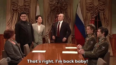 im back baby GIF by Saturday Night Live