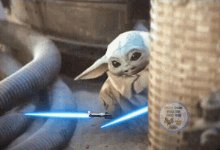 Gif of baby Yoda (from the ...